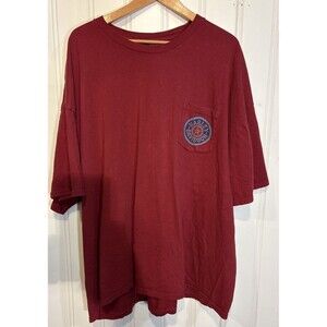 Harley Davidson Red Pocket T-Shirt Men’s 4XL Oconomowoc, Wisconsin HD